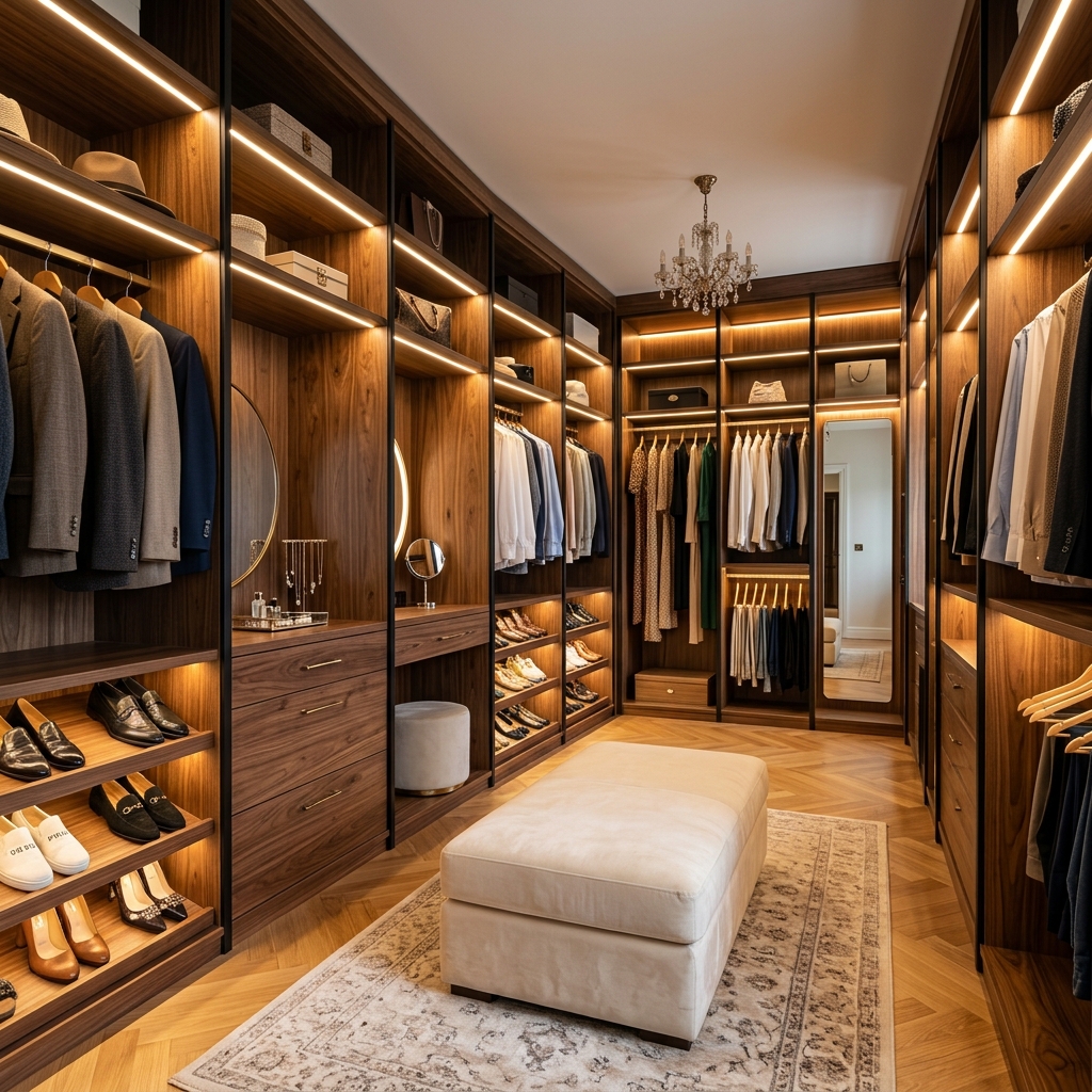 Hệ tủ áo Luxury